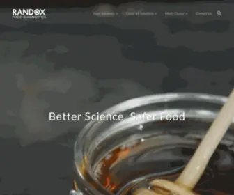 Randoxfood.com(Randox Food) Screenshot