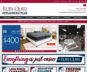 Randq.com(Furniture, Mattresses, Bedding, Flooring, Appliances, Electronics, Lighting, and more in Johnstown, Gloversville and Amsterdam NY) Screenshot