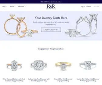 Randrjewelers.com(Engagement Rings & Fine Jewelry) Screenshot