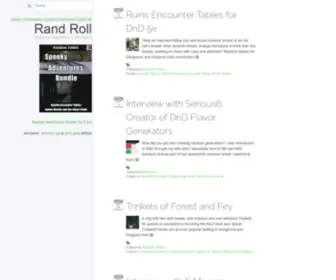 Randroll.com(Rand Roll) Screenshot