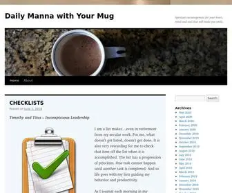 Randscallawayffm.blog(Daily Manna with Your Mug) Screenshot