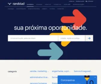 Randstad.com.br(Empresa de Soluções em Recursos humanos) Screenshot