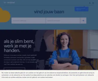 Randstad.nl(Het uitzendbureau met banen & vacatures voor iedereen) Screenshot