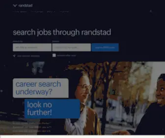 Randstadusa.com(Temp & Staffing Agency for Job Seekers & Employers) Screenshot