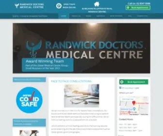 Randwickdoctorsmedicalcentre.com.au(Randwick Doctors Medical Centre) Screenshot