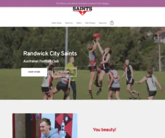 Randwicksaints.com(AFL Sydney Club) Screenshot