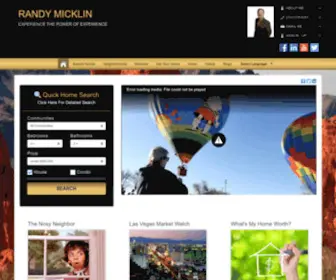 Randymicklin.com(RANDY MICKLIN) Screenshot