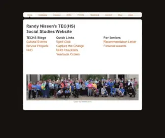 Randynissen.net(Randy Nissen's website from The Toledo Early College) Screenshot