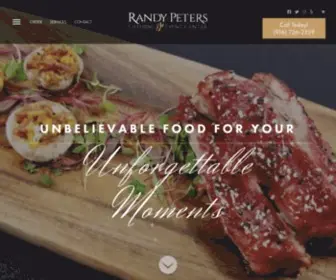 Randypeterscatering.com(Sacramento's Best Catering) Screenshot