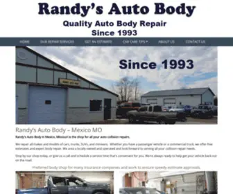Randysautobodyshop.com(Randy's Auto Body Repair) Screenshot