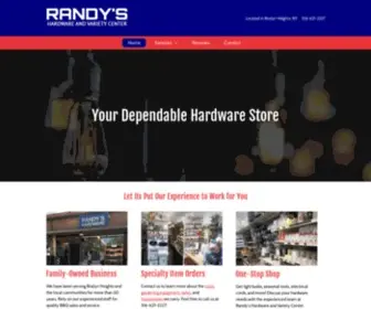 Randyslocksmith.com(Randy's Hardware and Variety Center) Screenshot