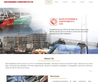 Raneengineers.com(Valuers Engineers & Surveyors) Screenshot