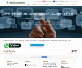 Ranexchanger.co.in(Ranexchanger) Screenshot