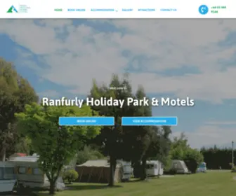 Ranfurlyholidaypark.co.nz(Ranfurly Holiday Park & Motels) Screenshot