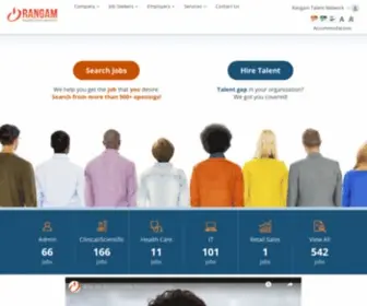 Rangam.com(Rangam Consultants Inc) Screenshot