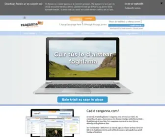 Ranganna.com(Gaeilge) Screenshot