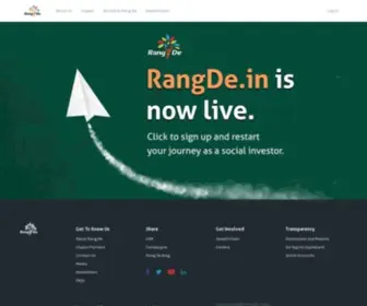 Rangde.org(India's first Social Investing platform is here) Screenshot