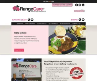 Rangecare.com.au(Aged Care) Screenshot