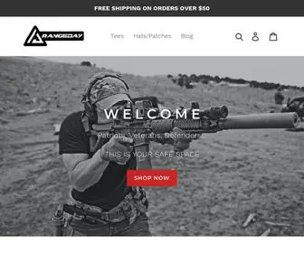 Rangedayapparel.com(Rangeday Apparel Co) Screenshot