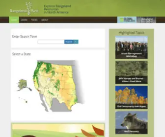 Rangelandswest.org(Rangelandswest) Screenshot
