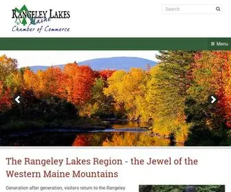 Rangeleymaine.com(Rangeley Lakes Chamber of Commerce) Screenshot