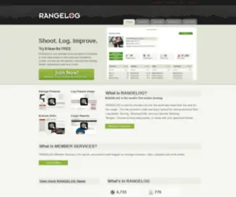 Rangelog.com(Manage your firearms usage online) Screenshot