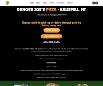 Rangerjoespizza.com(Ranger Joe's PizzaHome) Screenshot