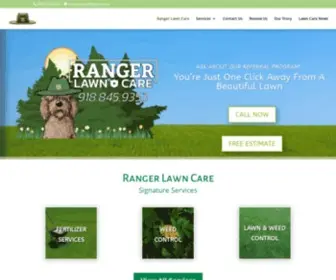 Rangerlawncare.net(Ranger Lawn Care Fertilizer & Weed Control) Screenshot
