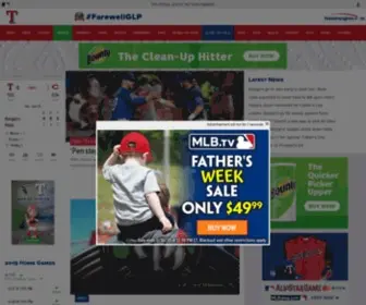 Rangers.com(Official Texas Rangers Website) Screenshot