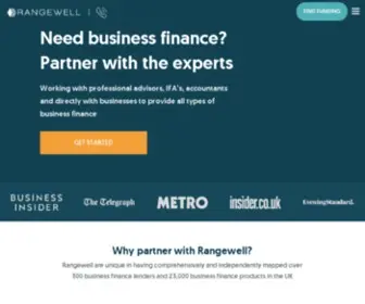 Rangewell.com(Business Finance Brokers) Screenshot