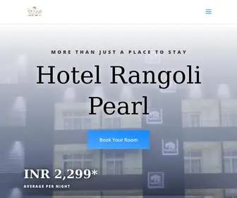 Rangolipearl.com(Hotel Rangoli Pearl) Screenshot