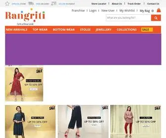 Rangriti.com(Online Shopping Store) Screenshot