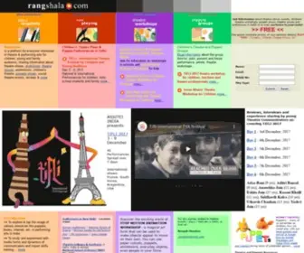 Rangshala.com(Creative Space for Children) Screenshot