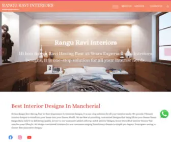 Ranguraviinteriors.com(RANGU RAVI INTERIORS) Screenshot