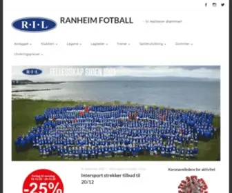 Ranheimfotball.com(RANHEIM FOTBALL) Screenshot