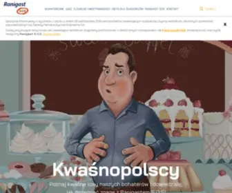 Ranigast.pl(Najczęściej wybierany przez Polaków lek na zgagę i niestrawność) Screenshot