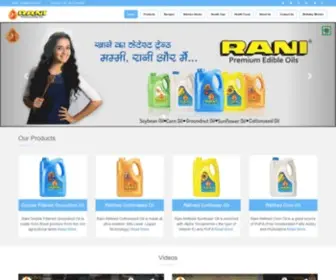 Ranioil.com(Cooking Oil) Screenshot