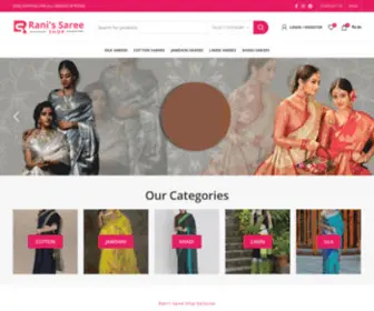 Ranisareeshop.com(Best Online Saree Shopping Sites) Screenshot