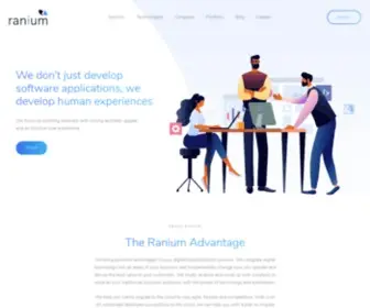 Ranium.in(Web and mobile applications development) Screenshot