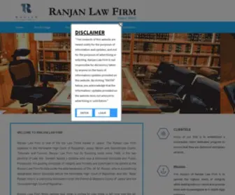 Ranjanlawfirm.com(Best advocate in jaipur) Screenshot