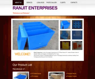 Ranjitentp.com(Ranjit Enterprises) Screenshot