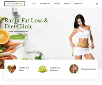Ranjitfatlossanddietclinic.com(Dietitian Ranjit Kaur) Screenshot