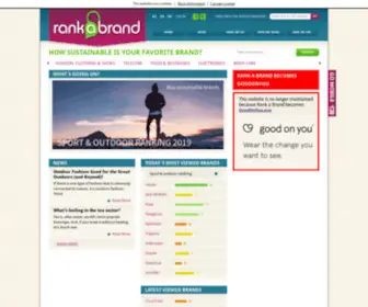 Rankabrand.org(Rank a Brand) Screenshot