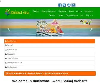 Rankawatsamaj.com(Rankawat Samaj) Screenshot