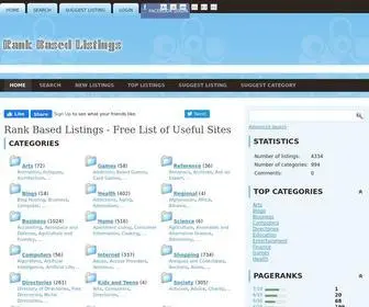 Rankbasedlistings.com(Rank Based Listings) Screenshot