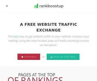 Rankboostup.com(#1 Traffic Exchange) Screenshot