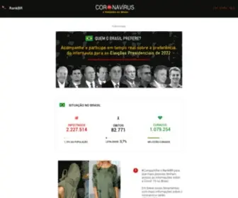 Rankbr.com.br(Coronavírus) Screenshot