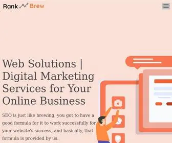 Rankbrew.com(Digital Marketing Company Canada) Screenshot