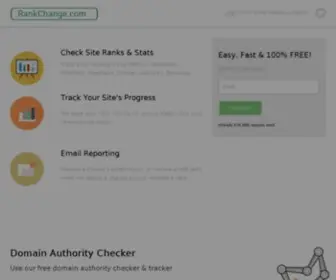 Rankchange.com(100% FREE) Screenshot
