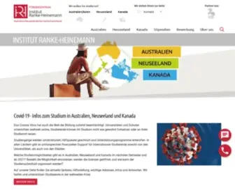 Ranke-Heinemann.de(Institut Ranke) Screenshot